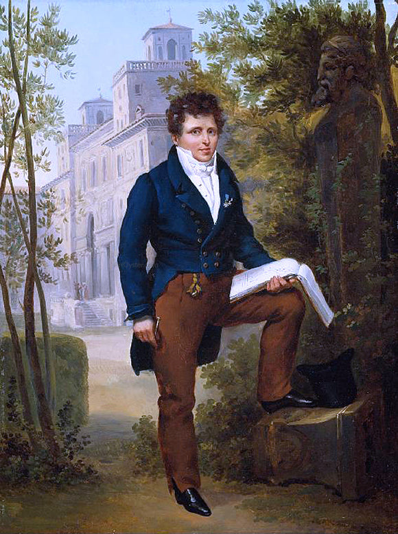  Francois-Edouard Picot Portrait of Nicholas-Pierre Tiolier - Art Print