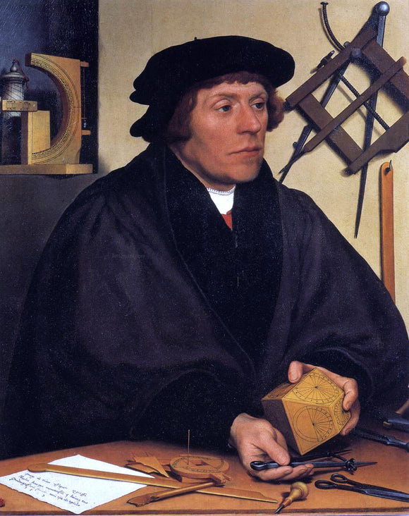 The Younger Hans Holbein Portrait of Nikolaus Kratzer - Art Print