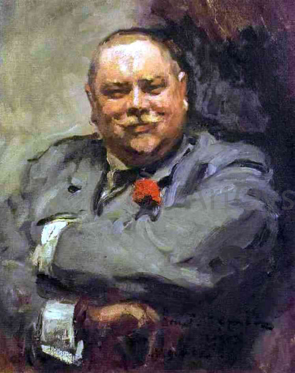  Constantin Alexeevich Korovin Portrait of Nikolay Chichagov - Art Print