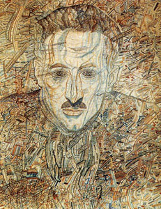  Pavel Filonov Portrait of Nikolay Glebov Putilovsky - Art Print