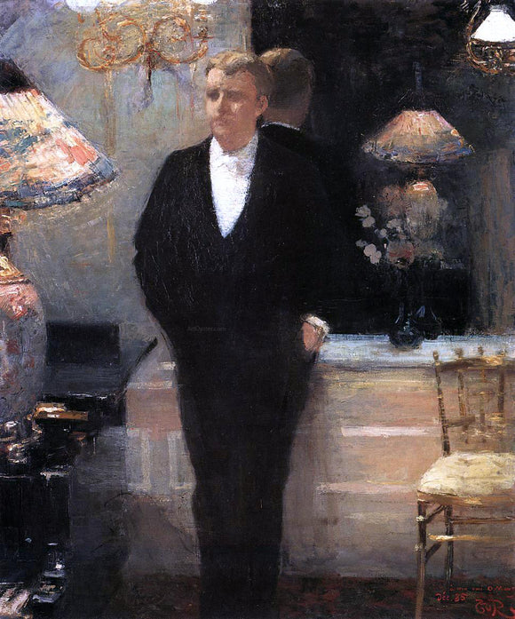  Theo Van Rysselberghe Portrait of Octave Maus - Art Print