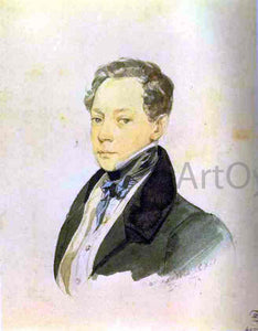  Karl Pavlovich Brulloff Portrait of P. V. Basin - Art Print