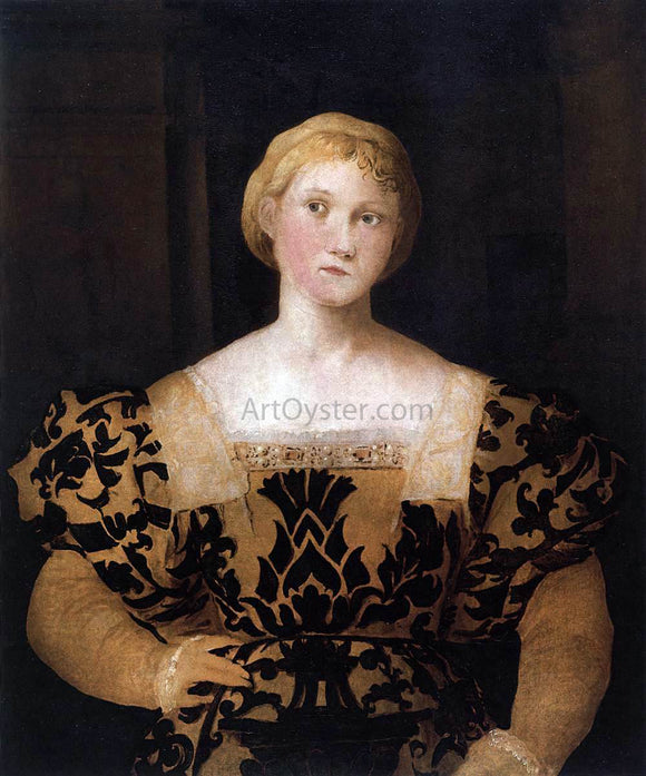  Palma Vecchio Portrait of Paola Priuli - Art Print