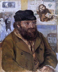  Camille Pissarro Portrait of Paul Cezanne - Art Print