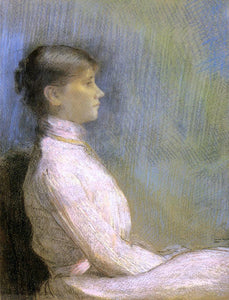  Odilon Redon Portrait of Paule Gobillard - Art Print