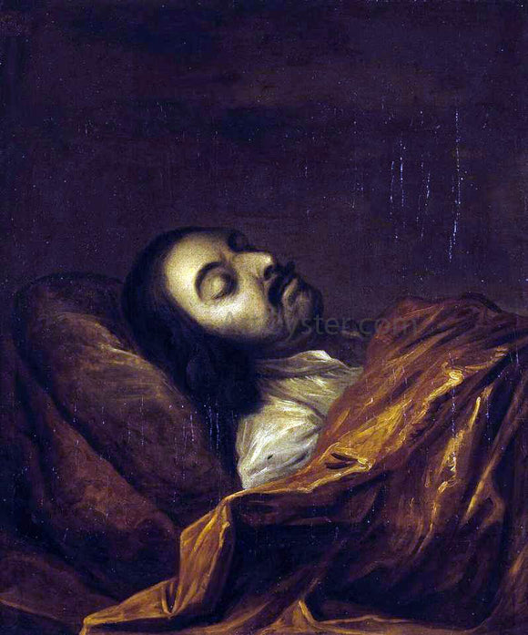  Ivan Nikitich Nikitin Portrait of Peter the Great on his Death-Bed - Art Print