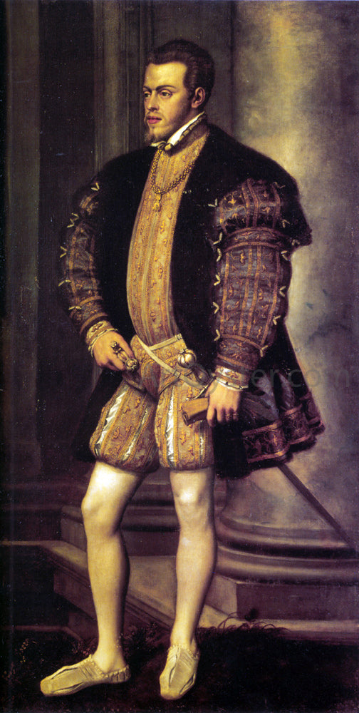  Titian Portrait of Philip II - Art Print