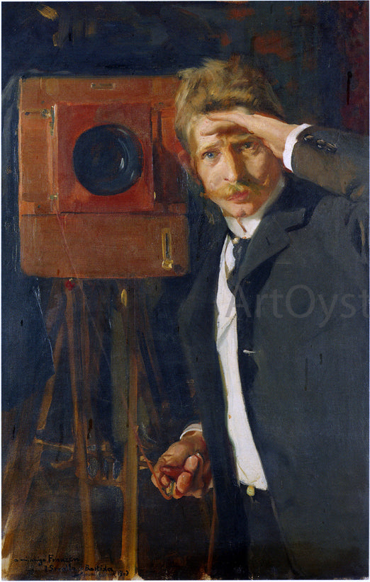  Joaquin Sorolla Y Bastida Portrait of Photographer, Christian Franzen - Art Print