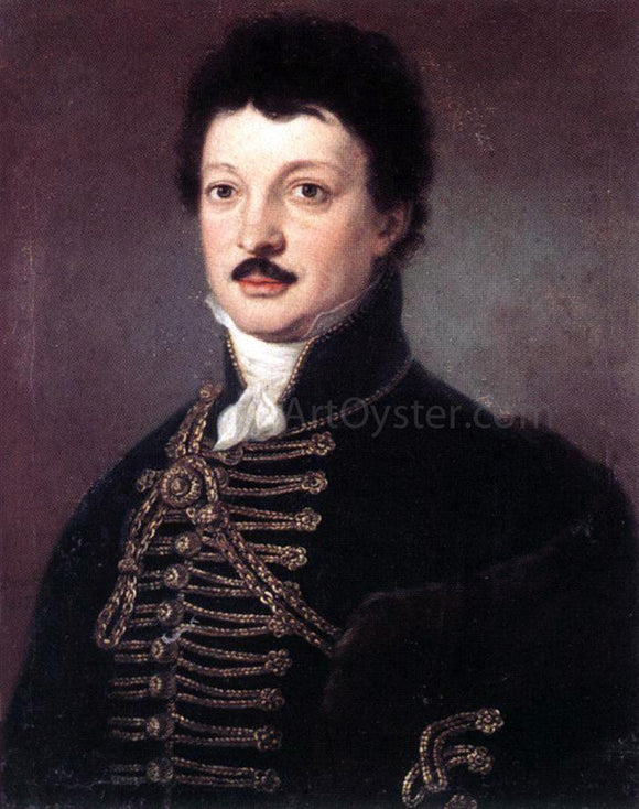  Janos Donat Portrait of Poet Daniel Berzsenyi - Art Print