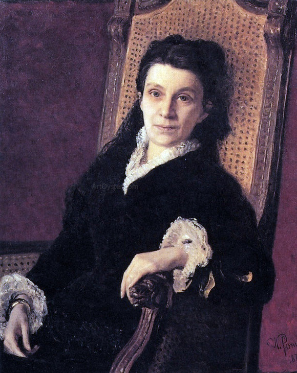  Ilia Efimovich Repin Portrait of Polixena Stasova - Art Print