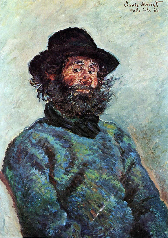  Claude Oscar Monet Portrait of Poly, fisherman at Kervillaouen - Art Print
