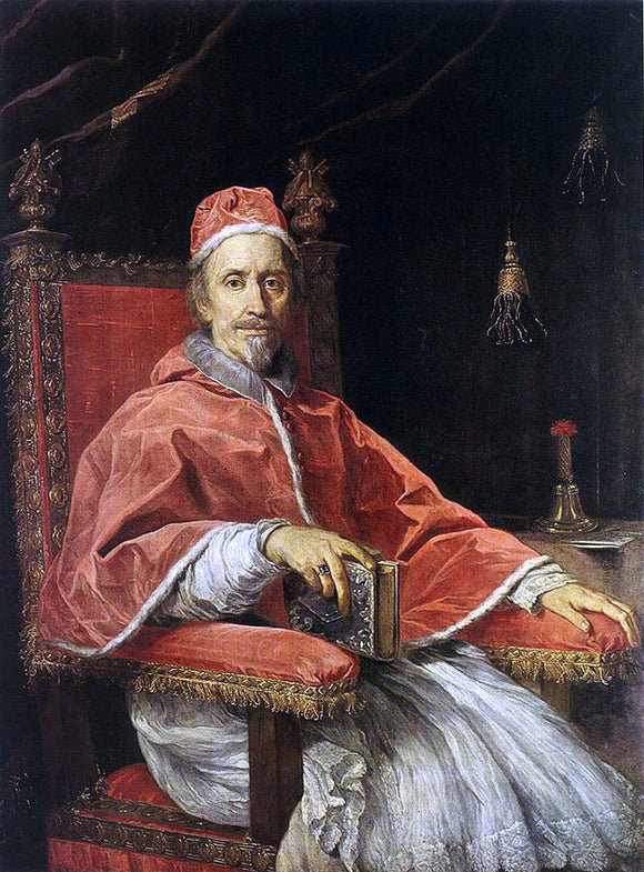 Carlo Maratti Portrait of Pope Clement IX - Art Print