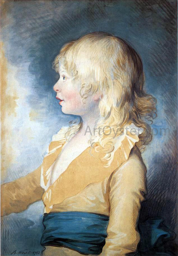  Benjamin West Portrait of Prince Octavius - Art Print