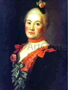  Alexey Petrovich Antropov Portrait of Princess T. A. Trubetzkaya - Art Print