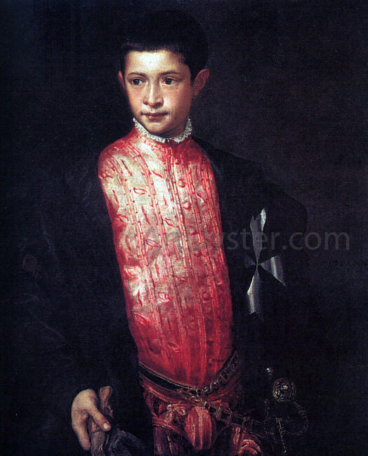  Titian Portrait of Ranuccio Farnese - Art Print