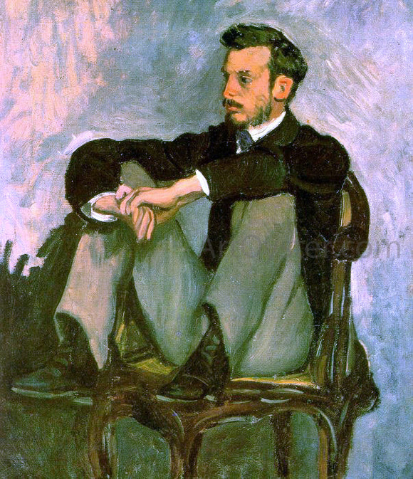  Jean Frederic Bazille Portrait of Renoir - Art Print