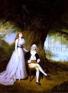  Arthur William Devis Portrait of Robert Grant And His Wife, Elizabeth - Art Print