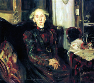  Lovis Corinth Portrait of Rosenhagen's Mother - Art Print