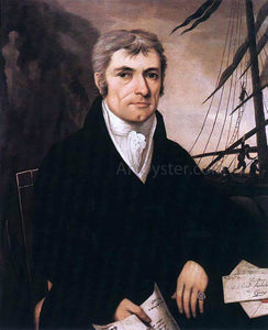  Janos Rombauer Portrait of Samuel Steinhubl, Merchant of Eperjes - Art Print