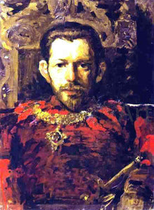  Constantin Alexeevich Korovin Portrait of S. Mamontov (1867-1915) in a Theatre Costume - Art Print