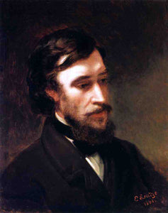  Emanuel Gottlieb Leutze Portrait of Sanford Robinson Gifford - Art Print