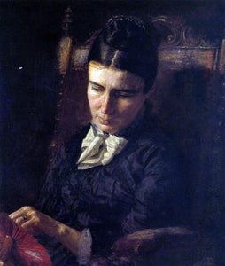  Thomas Eakins Portrait of Sarah Ward Brinton - Art Print