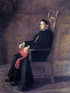  Thomas Eakins Portrait of Sebastiano Cardinal Martinelli - Art Print