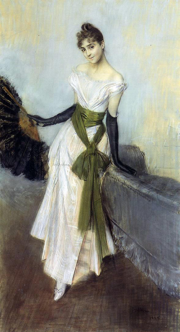  Giovanni Boldini Portrait of Signorina Concha de Ossa - Art Print