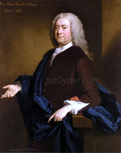  Allan Ramsay Portrait of Sir John Hynde Cotton, 3rd BT. - Art Print