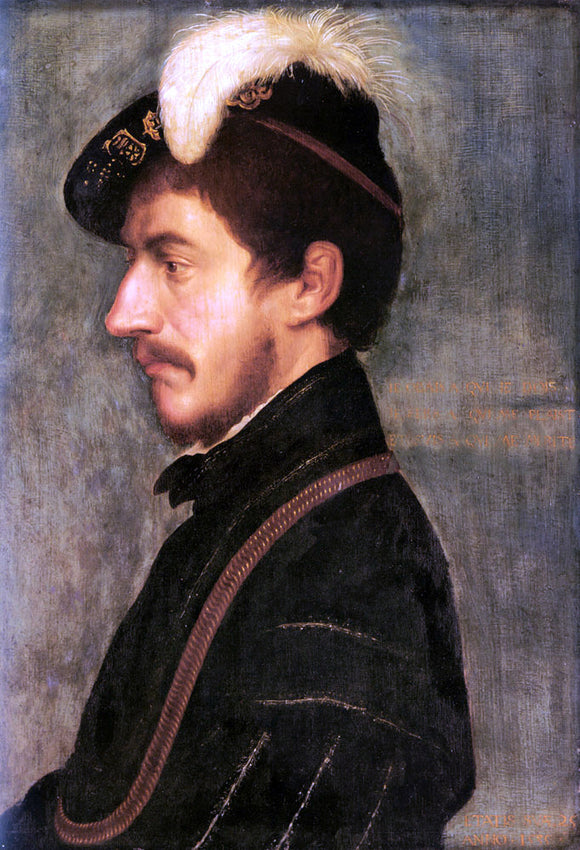  The Younger Hans Holbein Portrait of Sir Nicholas Poyntz - Art Print