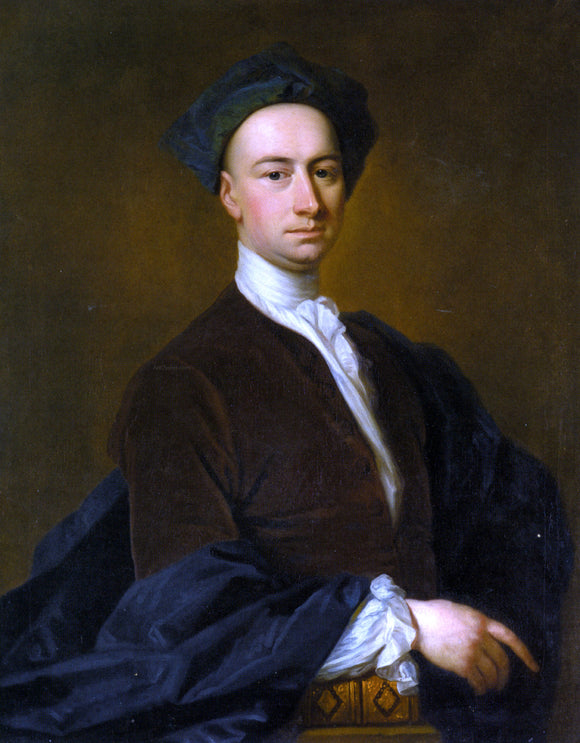  Jonathan Richardson Portrait of Sir Thomas Hulbert - Art Print