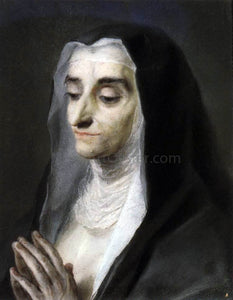  Rosalba Carriera Portrait of Sister Maria Caterina - Art Print