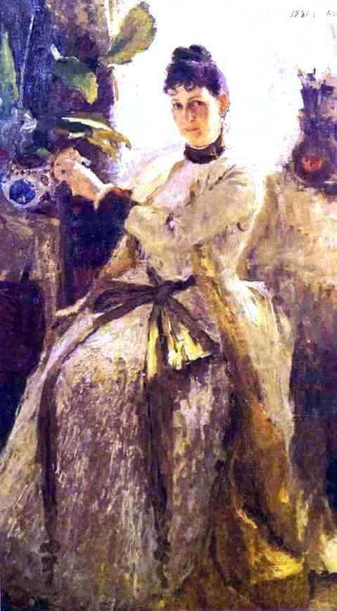  Constantin Alexeevich Korovin Portrait of Sofia Golitsyna - Art Print