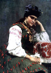  Ilia Efimovich Repin Portrait of Sophia Dragomirova - Art Print