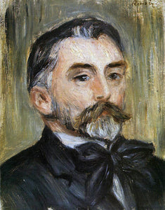 Pierre Auguste Renoir Portrait of Stephane Mallarme - Art Print