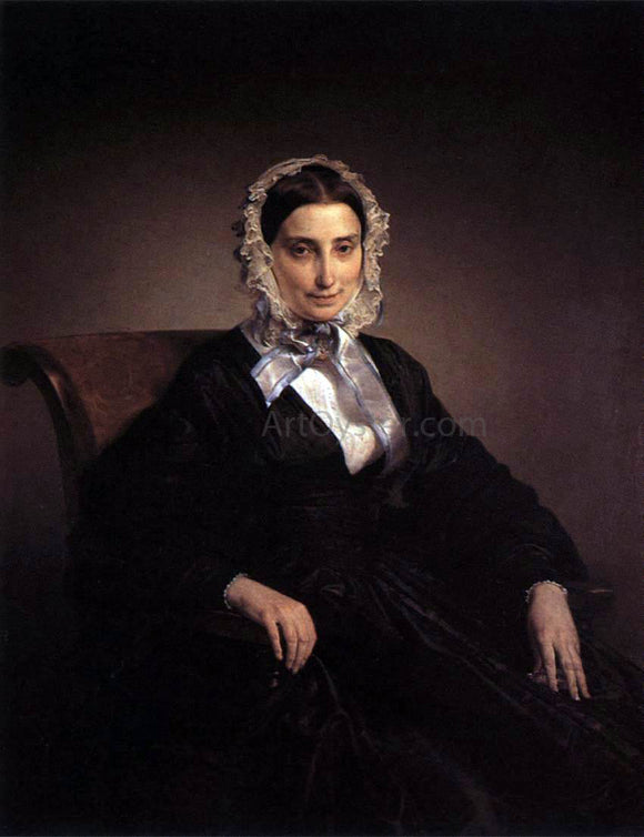  Francesco Hayez Portrait of Teresa Barri Stampa - Art Print