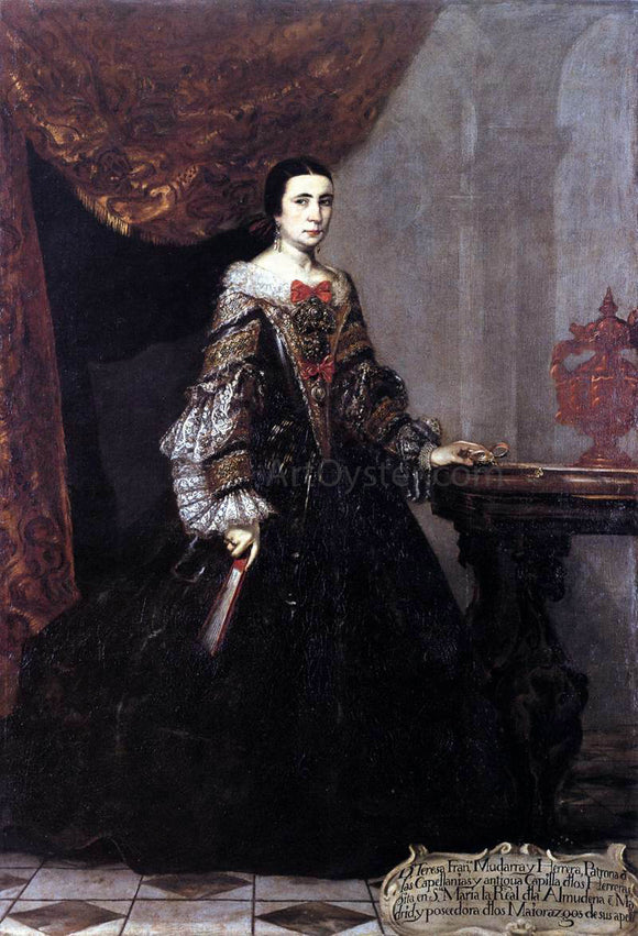  Claudio Coello Portrait of Teresa Francisca Mudarra y Herrera - Art Print