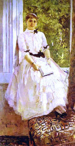  Constantin Alexeevich Korovin Portrait of the Actress T. S. Lobatovich - Art Print
