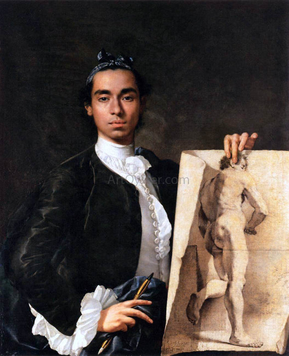  Luis Melendez Portrait of the Artist - Art Print