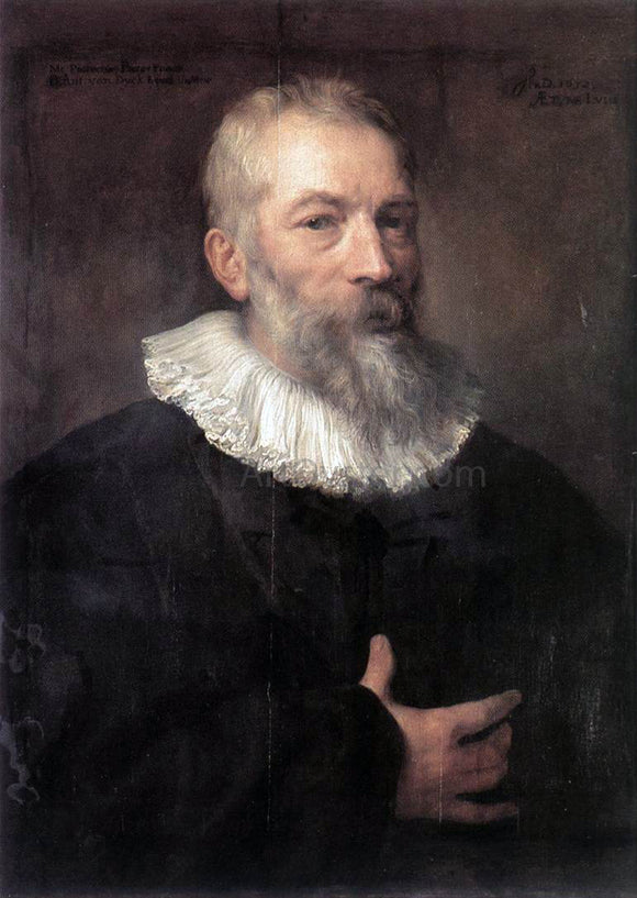  Sir Antony Van Dyck Portrait of the Artist Marten Pepijn - Art Print