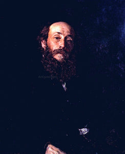  Ilia Efimovich Repin Portrait of the Artist Nikolay Gay - Art Print