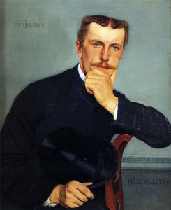  Felix Vallotton Portrait of the Artist's Brother with Hat - Art Print