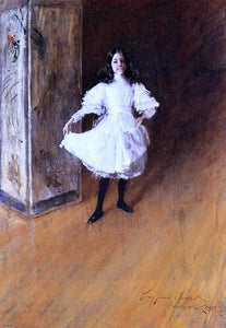  William Merritt Chase Portrait of the Artist's Daughter (Dorothy) - Art Print