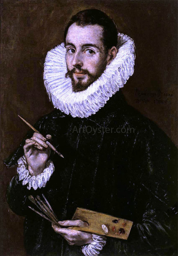  El Greco Portrait of the Artist's Son Jorge Manuel Theotokopoulos - Art Print