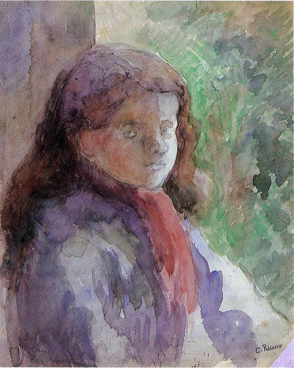  Camille Pissarro Portrait of the Artist's Son, Ludovic-Rudolphe - Art Print