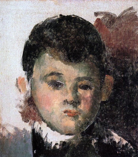  Paul Cezanne Portrait of the Artist's Son (unfinished) - Art Print