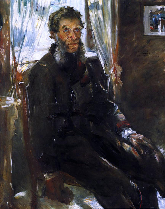  Lovis Corinth Portrait of the Artist's Uncle, Friedrich Corinth - Art Print