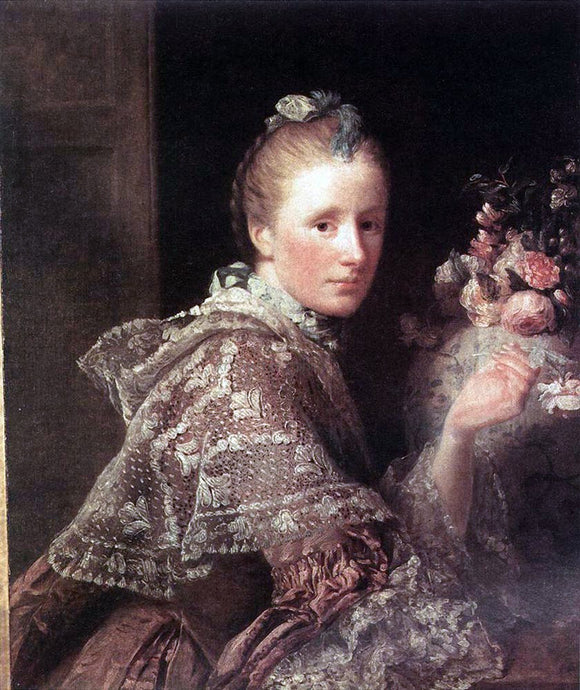  Allan Ramsay Portrait of the Artist's Wife - Art Print