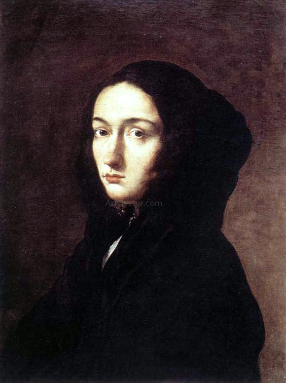  Salvator Rosa Portrait of the Artist's Wife Lucrezia - Art Print