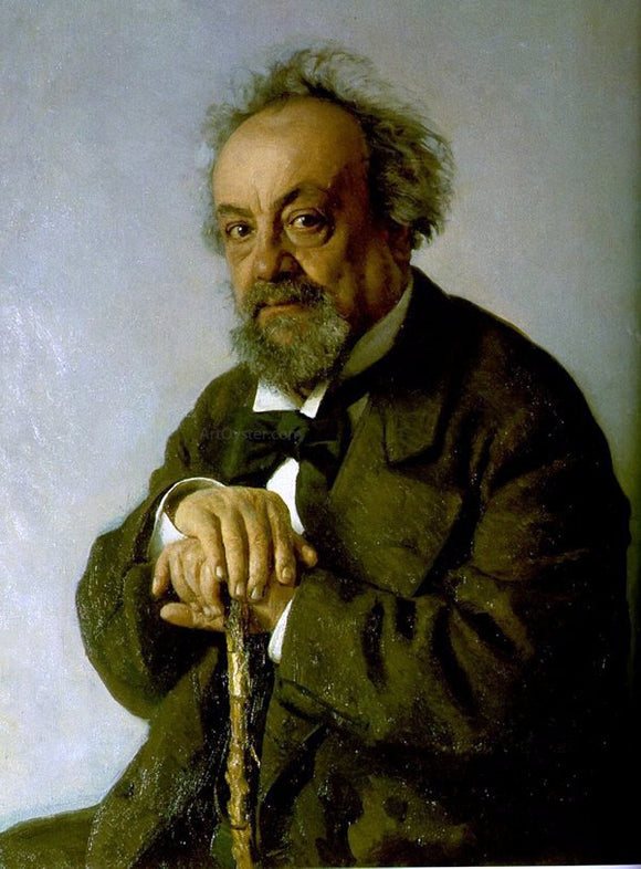  Ilia Efimovich Repin Portrait of the Author Alexey Pisemsky - Art Print